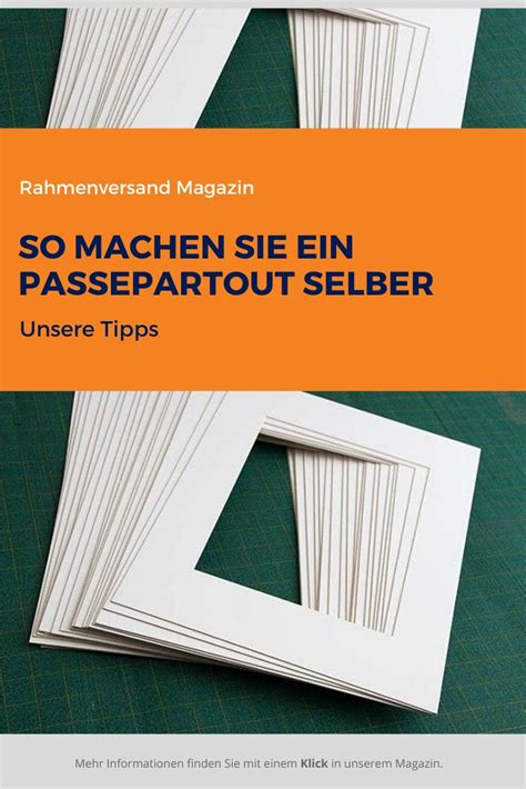 passepartout selber machen|Passepartout selber machen: So schneiden Sie es richtig